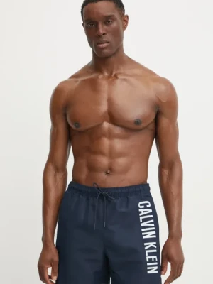 Calvin Klein szorty kąpielowe kolor granatowy KM0KM01092