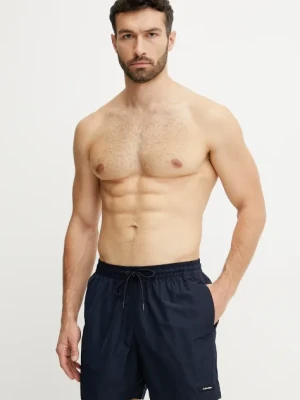 Calvin Klein szorty kąpielowe kolor granatowy KM0KM01111