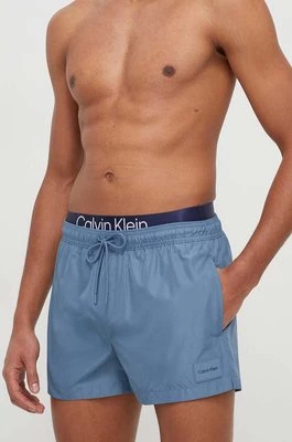 Calvin Klein szorty kąpielowe kolor niebieskiCHEAPER