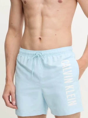 Calvin Klein szorty kąpielowe kolor niebieski LV00N61092