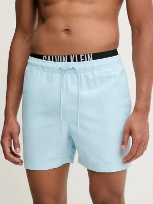 Calvin Klein szorty kąpielowe kolor niebieski LV00N61093