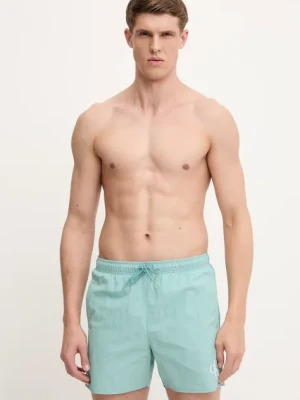 Calvin Klein szorty kąpielowe kolor turkusowy KM0KM01102