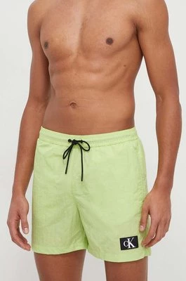 Calvin Klein szorty kąpielowe kolor zielony