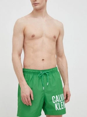 Calvin Klein szorty kąpielowe kolor zielony