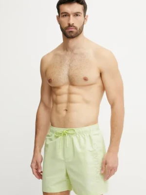 Calvin Klein szorty kąpielowe kolor zielony KM0KM01166