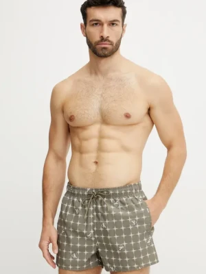 Calvin Klein szorty kąpielowe kolor zielony KM0KM01172