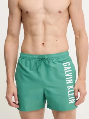 Calvin Klein szorty kąpielowe kolor zielony LV00N61092