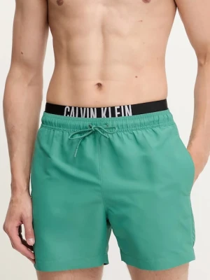 Calvin Klein szorty kąpielowe kolor zielony LV00N61093