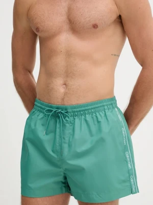 Calvin Klein szorty kąpielowe kolor zielony LV00N61108