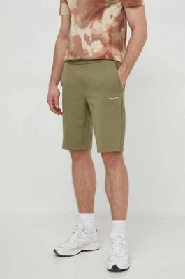 Calvin Klein szorty męskie kolor zielony