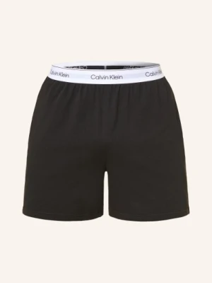 Calvin Klein Szorty Od Piżamy Cotton Jersey schwarz