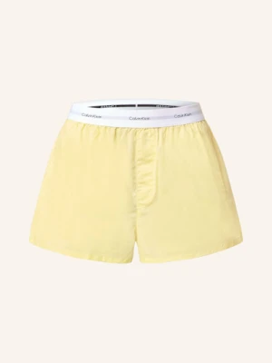 Calvin Klein Szorty Od Piżamy Cotton Poplin gelb
