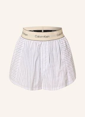 Calvin Klein Szorty Od Piżamy Heritage Cotton Poplin weiss