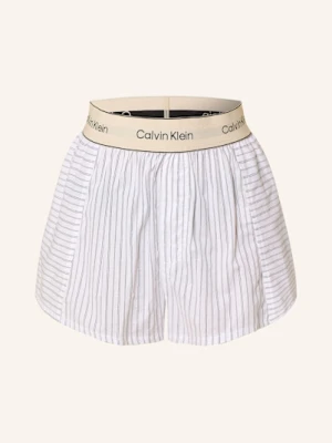 Calvin Klein Szorty Od Piżamy Heritage Cotton Poplin weiss