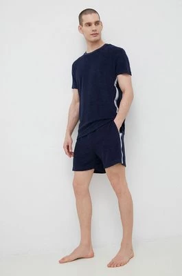 Calvin Klein szorty plażowe męskie kolor granatowy gładkie