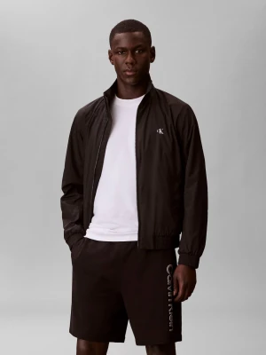 Calvin Klein Szorty TERRY GRAPHIC | Regular Fit czarny