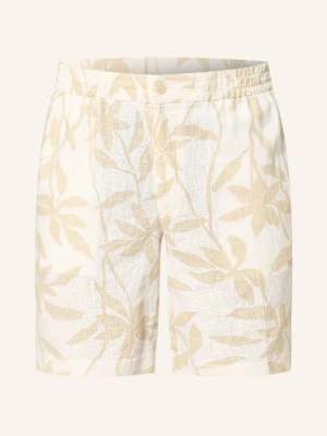 Calvin Klein Szorty Z Dodatkiem Lnu beige