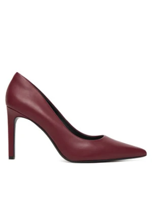 Calvin Klein Szpilki Ess Stiletto 90 HW0HW02608 Bordowy