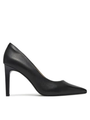 Calvin Klein Szpilki Pump 90 Pointy Hw Bar Lth HW0HW02527 Czarny