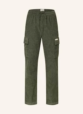 Calvin Klein Sztruksowe Spodnie Cargo gruen