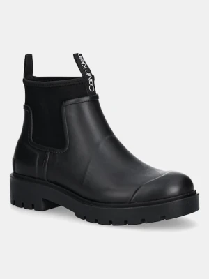 Calvin Klein sztyblety COMBAT RAIN BOOT męskie kolor czarny YM0YM01376
