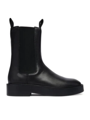 Calvin Klein Sztyblety Convate Welt Chelsea Lth YW0YW01905 Czarny