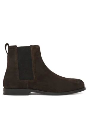 Calvin Klein Sztyblety Ess Rubber Chelsea Su HM0HM02055 Brązowy