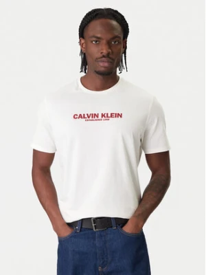 Calvin Klein T-Shirt 30s Graphic LV04RE820G Biały Regular Fit