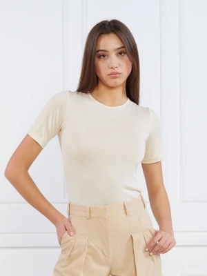 Calvin Klein T-shirt kremowy
