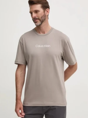 Calvin Klein t-shirt bawełniany szary