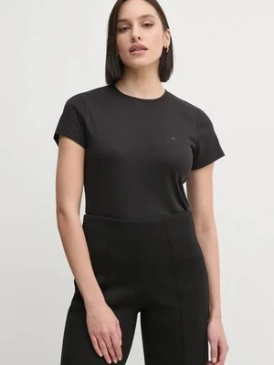 Calvin Klein t-shirt bawełniany damski kolor czarny K20K208049