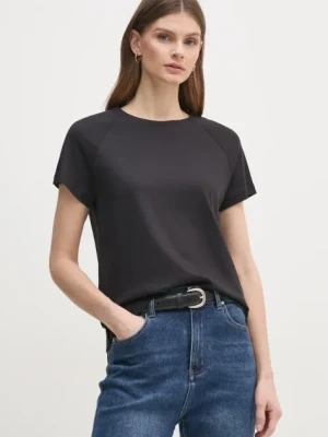 Calvin Klein t-shirt bawełniany damski kolor czarny K20K208399
