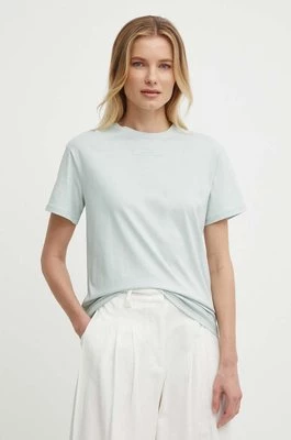 Calvin Klein t-shirt bawełniany damski kolor szary