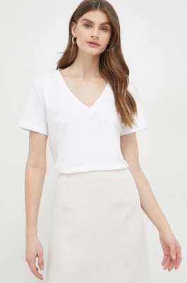 Calvin Klein t-shirt bawełniany kolor biały