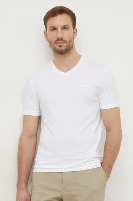 Calvin Klein t-shirt bawełniany męski kolor biały gładki