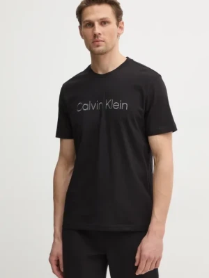 Calvin Klein t-shirt bawełniany męski kolor czarny z nadrukiem K10K114169