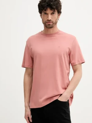 Calvin Klein t-shirt bawełniany męski kolor pomarańczowy gładki LV04LB275G