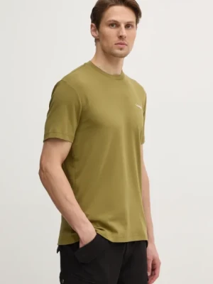 Calvin Klein t-shirt bawełniany męski kolor zielony gładki K10K109894