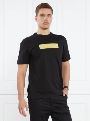 Calvin Klein T-shirt CAMO RAISED BOX LOGO | Comfort fit czarny