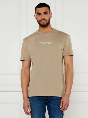 Calvin Klein T-shirt | Comfort fit beżowy