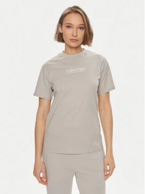 Calvin Klein T-Shirt Coordinates K20K207005 Beżowy Regular Fit