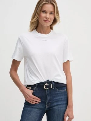 Calvin Klein t-shirt damski kolor biały K20K207519