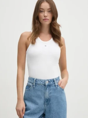 Calvin Klein t-shirt damski kolor biały K20K208065