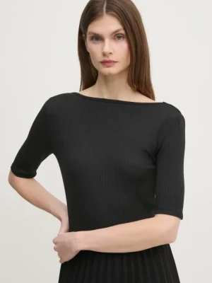 Calvin Klein t-shirt damski kolor czarny K20K208244
