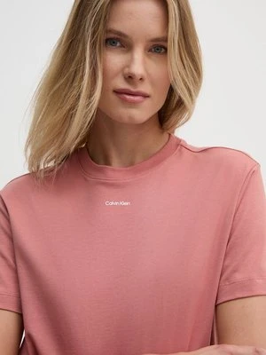 Calvin Klein t-shirt damski kolor różowy K20K207519