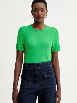 Calvin Klein t-shirt damski kolor zielony LV044A307G