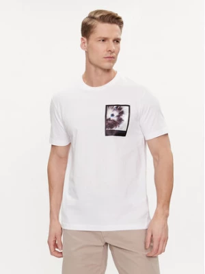 Calvin Klein T-Shirt Framed Flower Graphic K10K112492 Biały Regular Fit