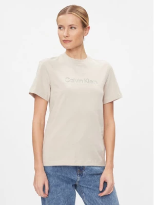 Calvin Klein T-Shirt Graphic K20K206753 Szary Regular Fit