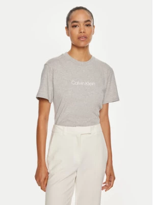 Calvin Klein T-Shirt Hero Logo K20K205448 Szary Regular Fit