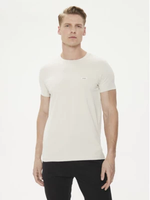 Calvin Klein T-Shirt K10K112724 Beżowy Slim Fit